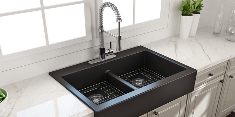 Double Bowl Kitchen Sinks: Stainless Steel Vs Granite Composite Vs Fireclay