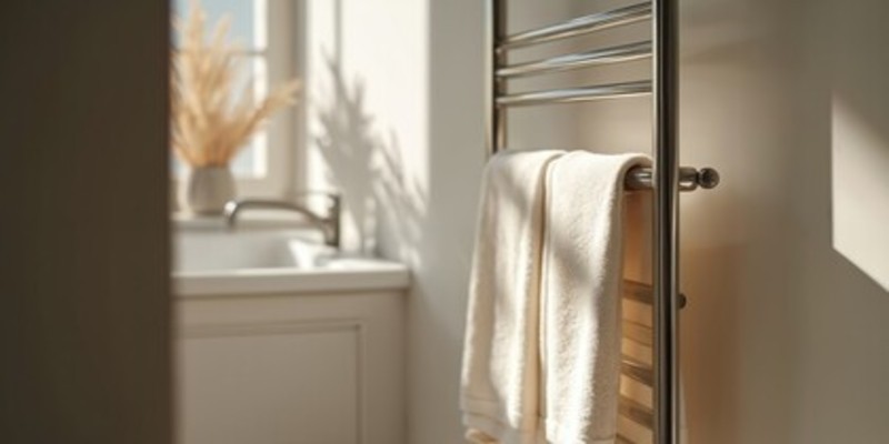 Wall-Mounted Holders For Serene Towel And Robe Display